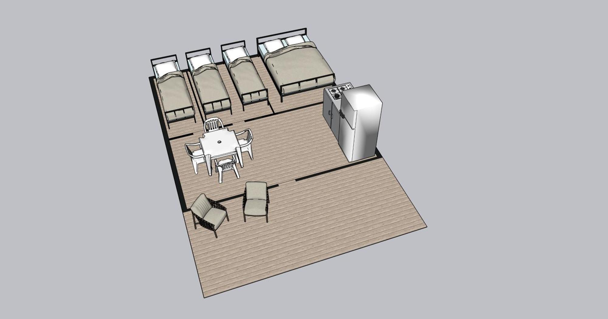 Easyatent Safari tent Lanterna Červar-Porat Zimmer foto